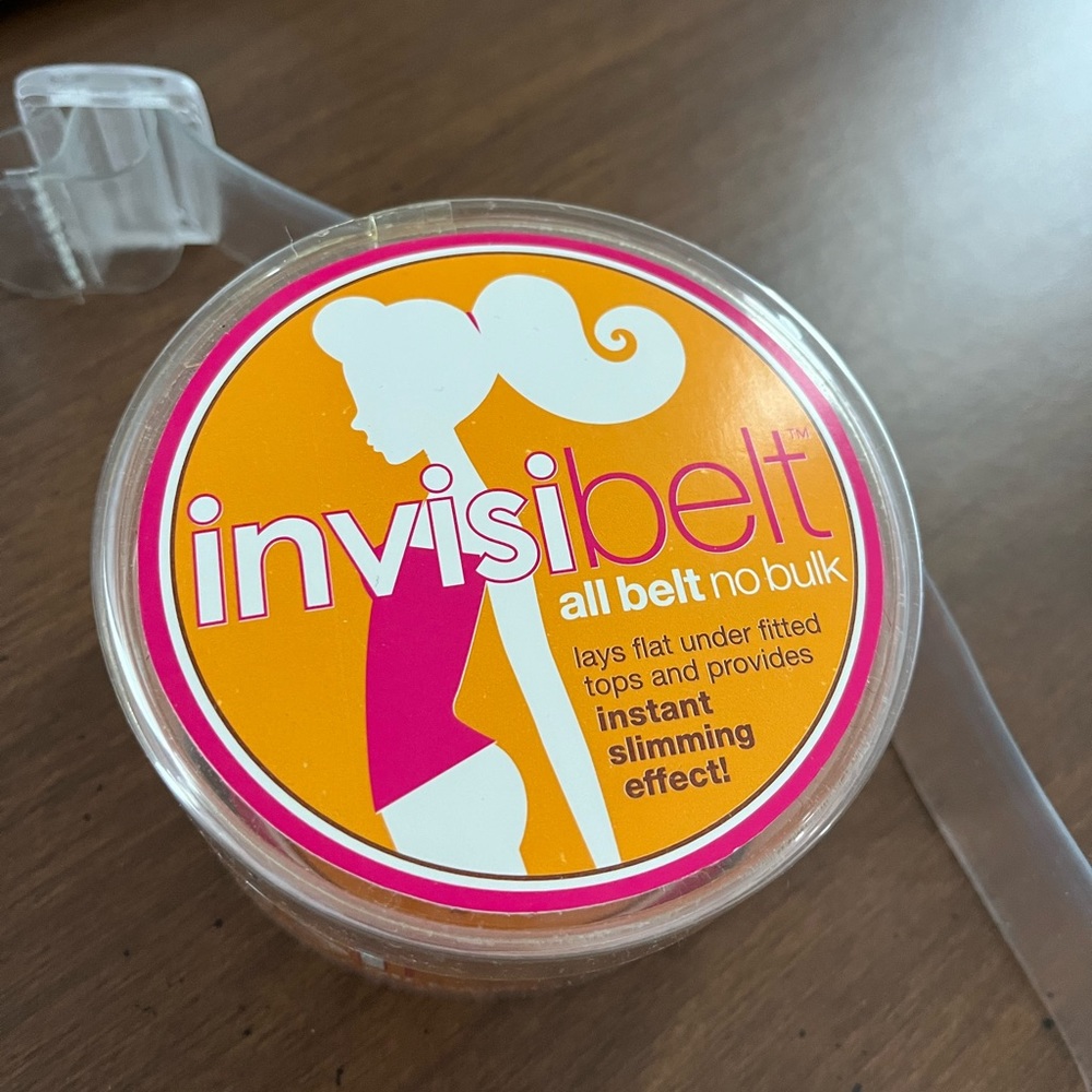 Clear plastic Invisibelt
